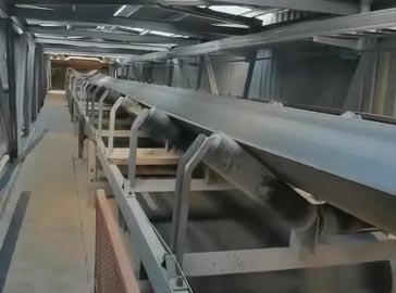 海螺水泥皮帶機驅動電動滾筒應用現(xiàn)場